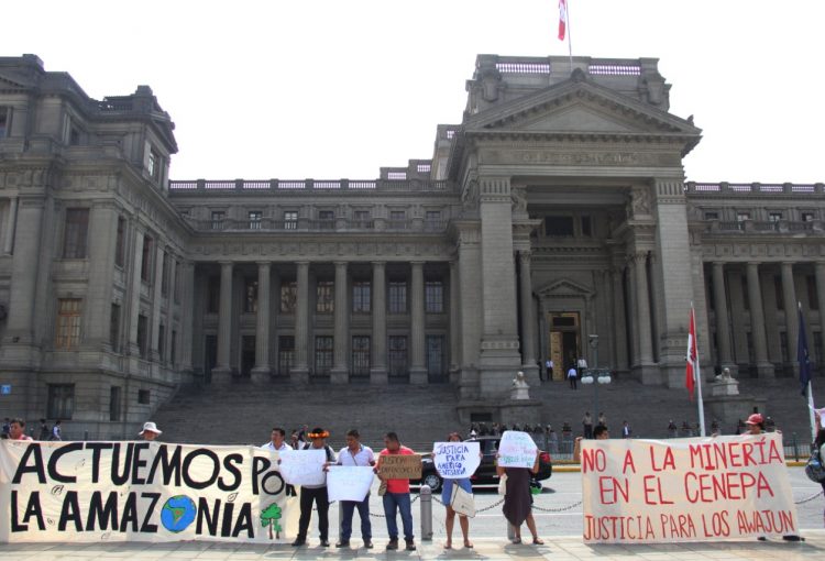 Ciudadanos exigen justicia por criminalización de defensores ambientales awajún
