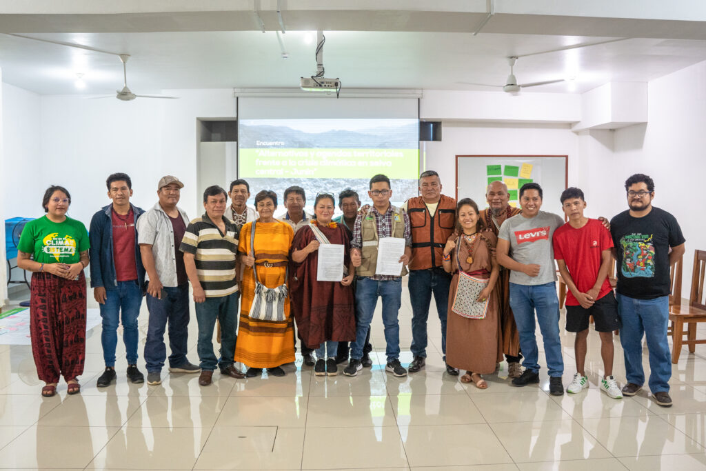 Organizaciones indígenas de Selva Central demandan acciones frente al cambio climático
