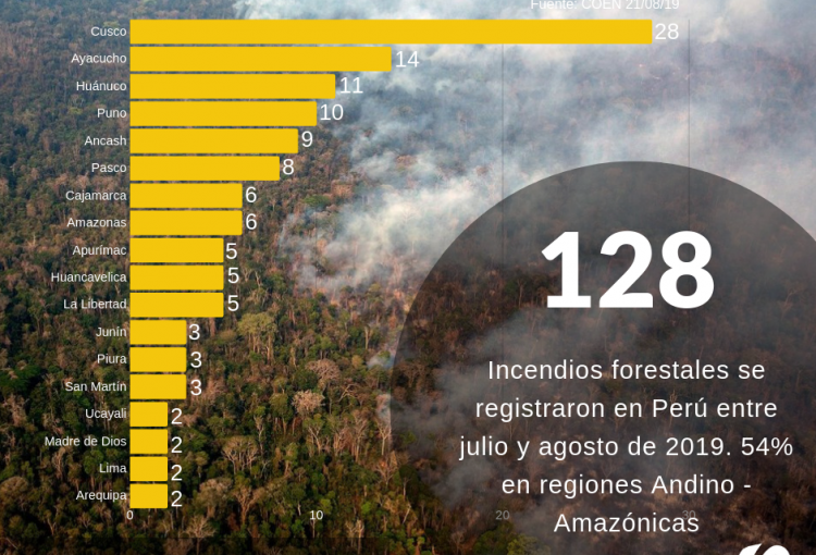 Incendios forestales no son el único problema de la Amazonía peruana