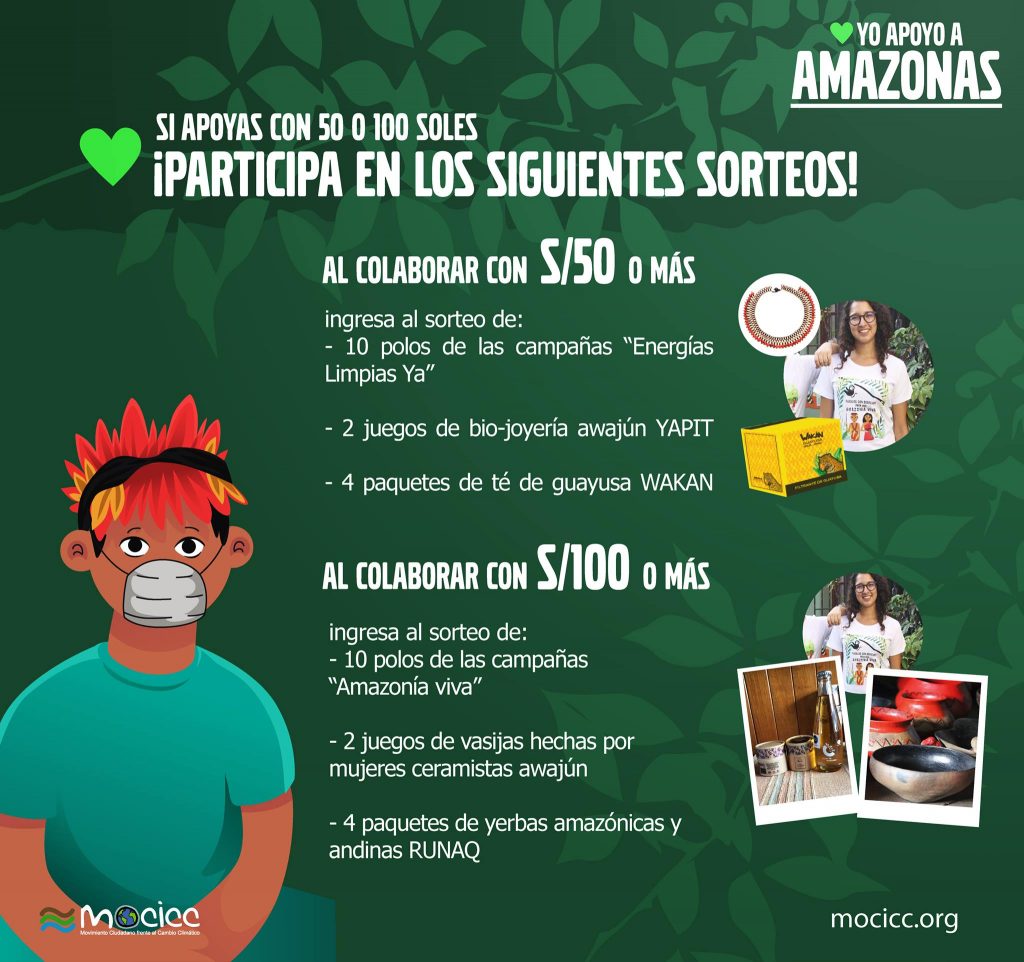 ¡URGENTE! Apoyemos a las familias indígenas de Condorcanqui con la campaña “Yo apoyo a Amazonas ❤”