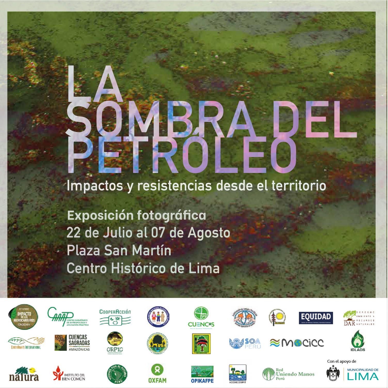 Exposición fotográfica mostrará los daños al medio ambiente causados por los derrames de petróleo en territorio peruano
