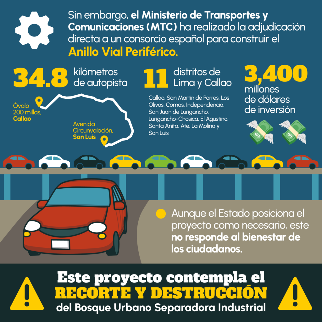 "¡No al Anillo Vial! Jornada cultural por el Bosque Urbano de Lima"