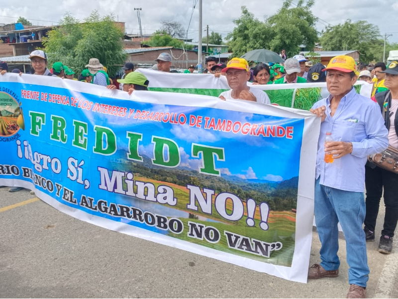 Tambogrande otra vez en pie de lucha frente a Minera